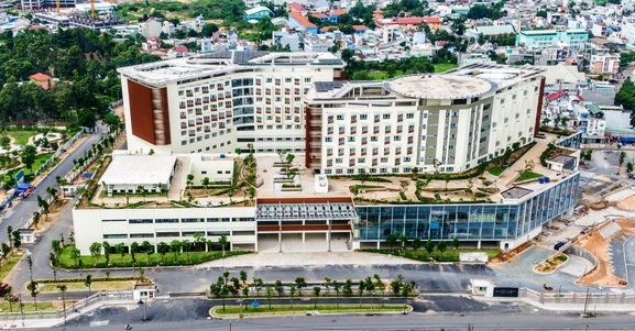 Bệnh viện ung bướu cơ sở 2 - Công trình do SMC cấp bê tông